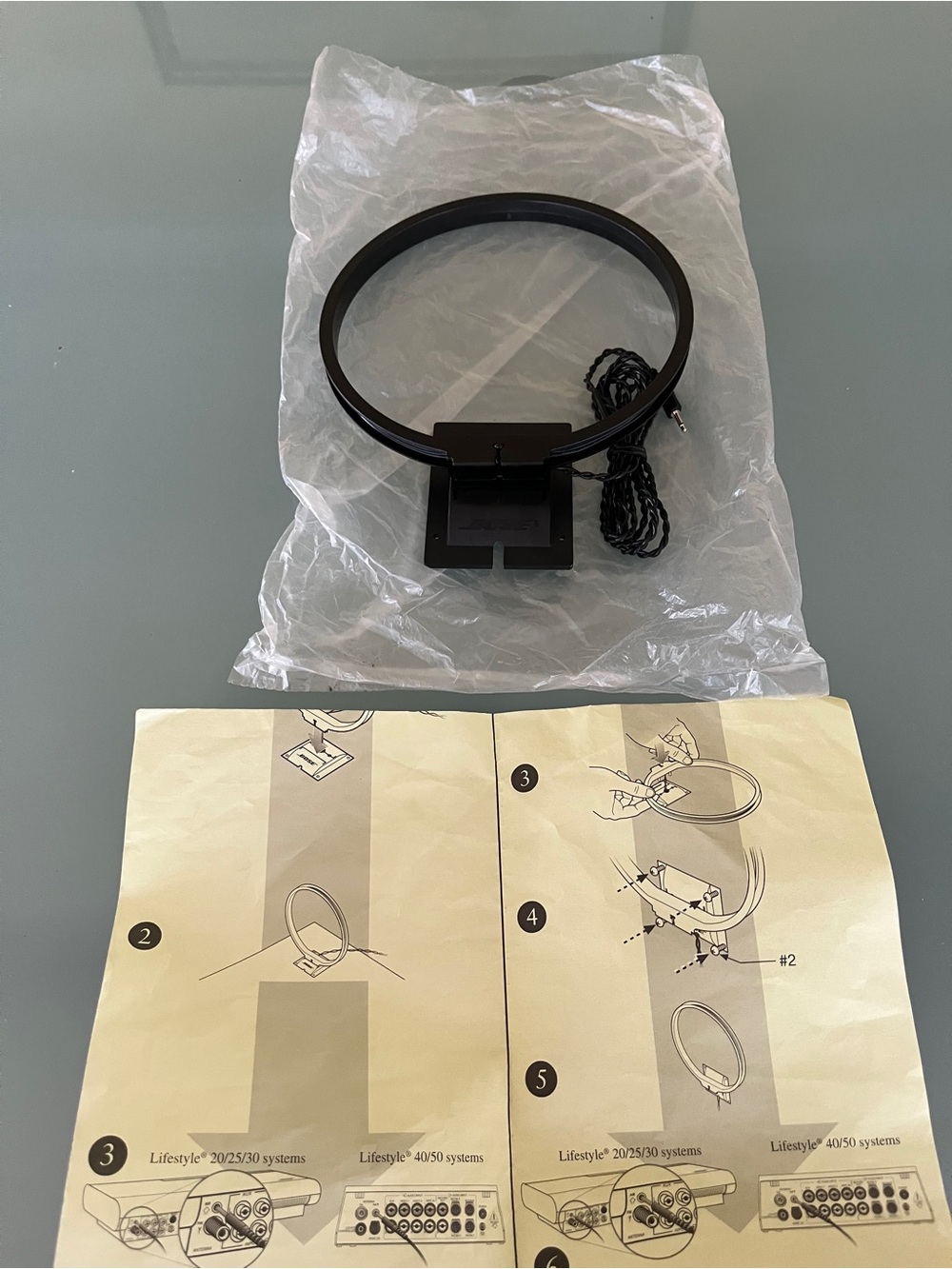 New Bose Lifestyle RADIO AM Antenna 20/25/30/40/50 System + Bracket + Bonus